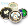 Diseño personalizado metal 3D impresión epoxi oro americano presidente de EE. UU. Recuerdo conmemorativo novedad donald trump challenge coin